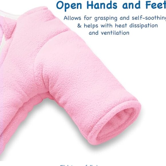 Brand New Baby Merlin Sleepsuit - Pink Size Large - Picture 2 of 5